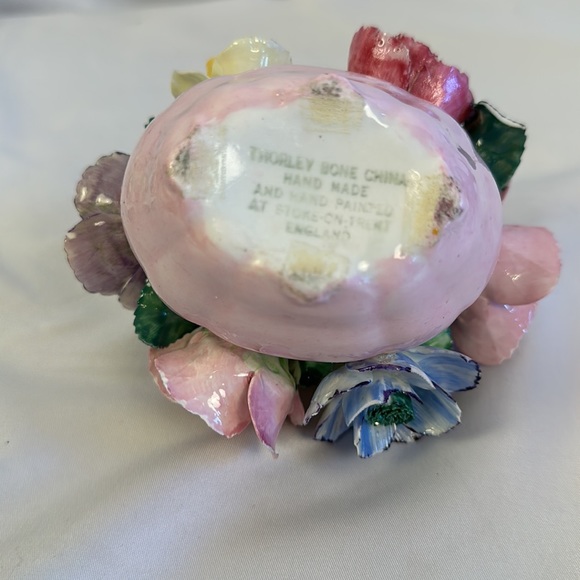 Thorley Bone China Handmade and Painted Floral  Bouquet - Picture 8 of 13